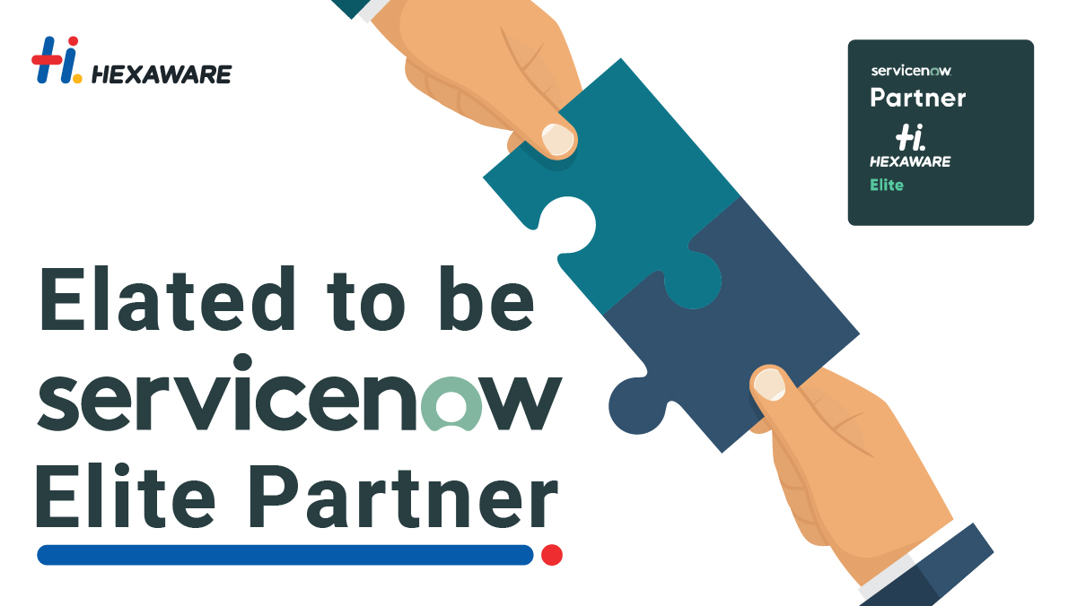 HexawareGlobal's tweet photo. We are now among the ELITE Partners for @servicenow  and are delighted to score a perfect 5/5 on CSAT. Proud to make the world of work, work better for people.
#infrastructuremanagement https://t.co/0uRob4GjlV