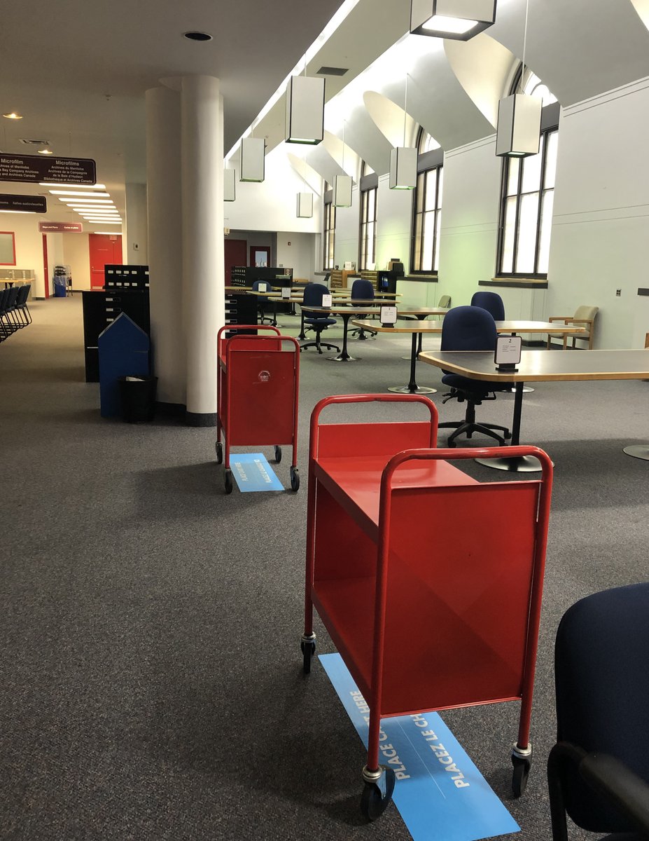 We’re back in the research room and have measures in place to keep us all safe. Learn more about our revised services and how to book an appointment: bit.ly/3e4o3IR #CovidCarefulMB