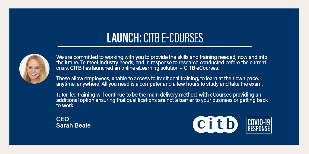 CITB_UK's tweet photo. Today’s email from @SarahB_CITB includes news of our new CITB eCourses, the results of recent surveys of employers and training providers, and what we’re doing to mark International Women In Engineering Day.

Read it here 👉  https://t.co/98JgzJrA8X 
 
#construction
#skills https://t.co/EAy54mPYPd