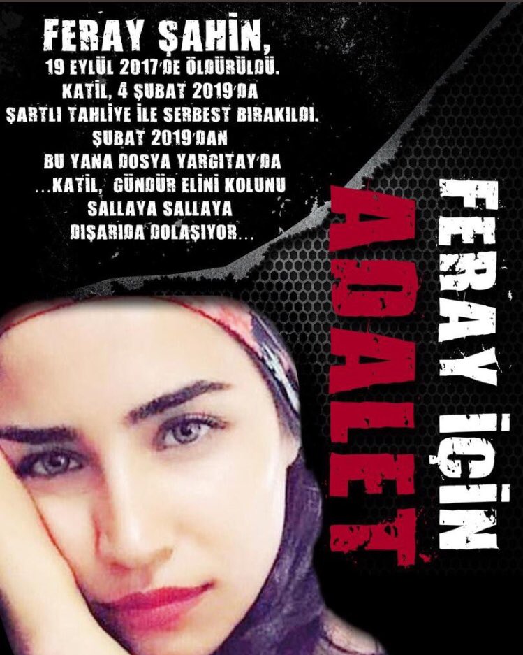 Dava 1 yıldır yargıtayda bekletiliyor ve biz kızkardeşimiz Feray Şahin için adalet talebimizden vazgeçmiyoruz!  #hep23yaşında