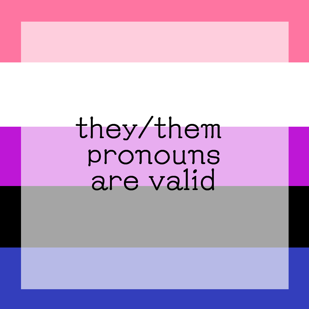 NonbinaryWiki's tweet photo. howdy!
today we're going to talk about
they/them pronouns!
https://t.co/GoMyaTdTvq https://t.co/nhxoDiz4zr