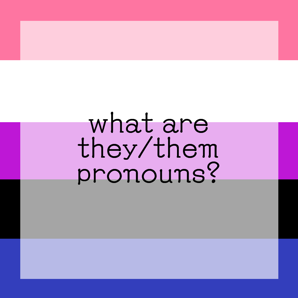 NonbinaryWiki's tweet photo. howdy!
today we're going to talk about
they/them pronouns!
https://t.co/GoMyaTdTvq https://t.co/nhxoDiz4zr