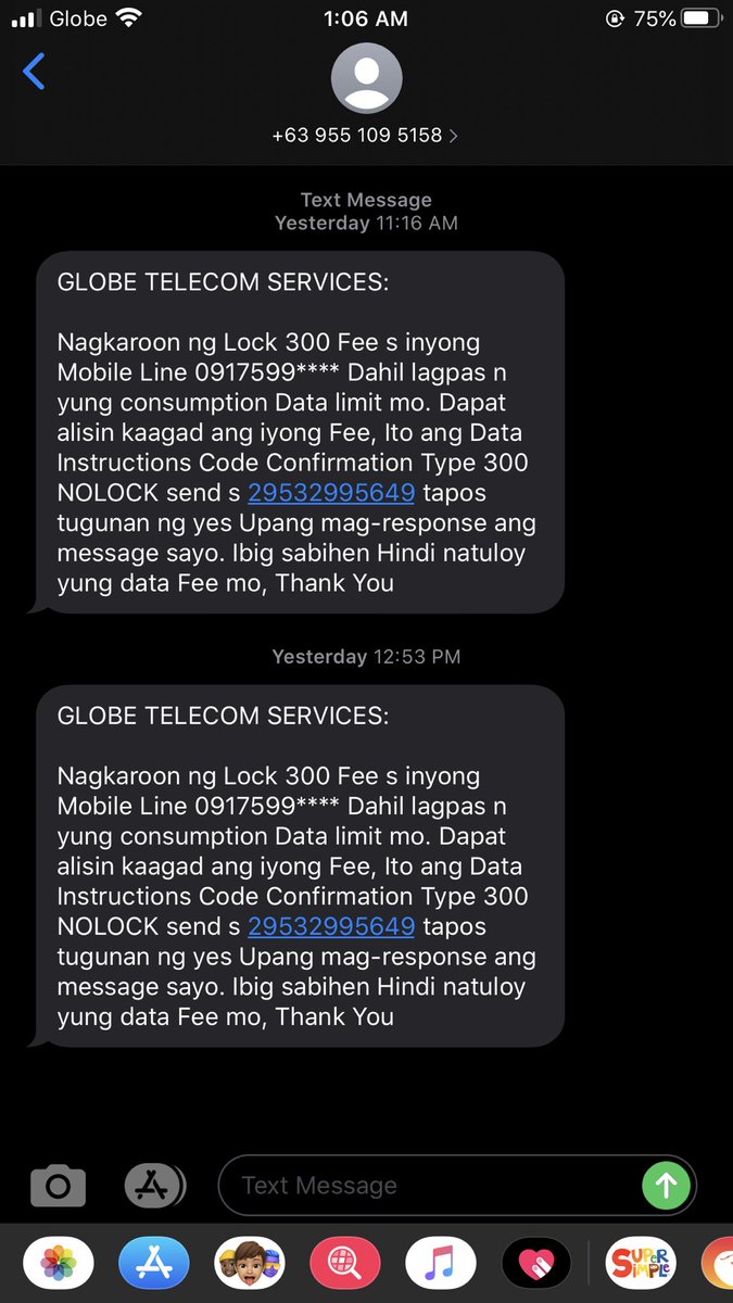jetramos's tweet photo. @talk2GLOBE reporting for pasaload scam https://t.co/rMYrDKdDi4