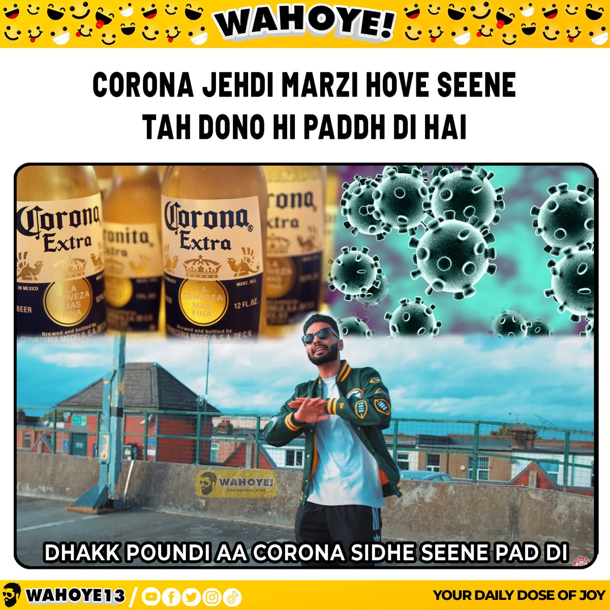wahoye13's tweet photo. @navaansandhu ki vichaar ne. Tusi kehdi da zikr kita c?? #navaansandhu #collabcreations #sandhu #sicktone #2asle #sidhumoosewala #punjabisongs #coronabeer #beer #latestmemes #punjabijokes https://t.co/JKlIYYj7gj