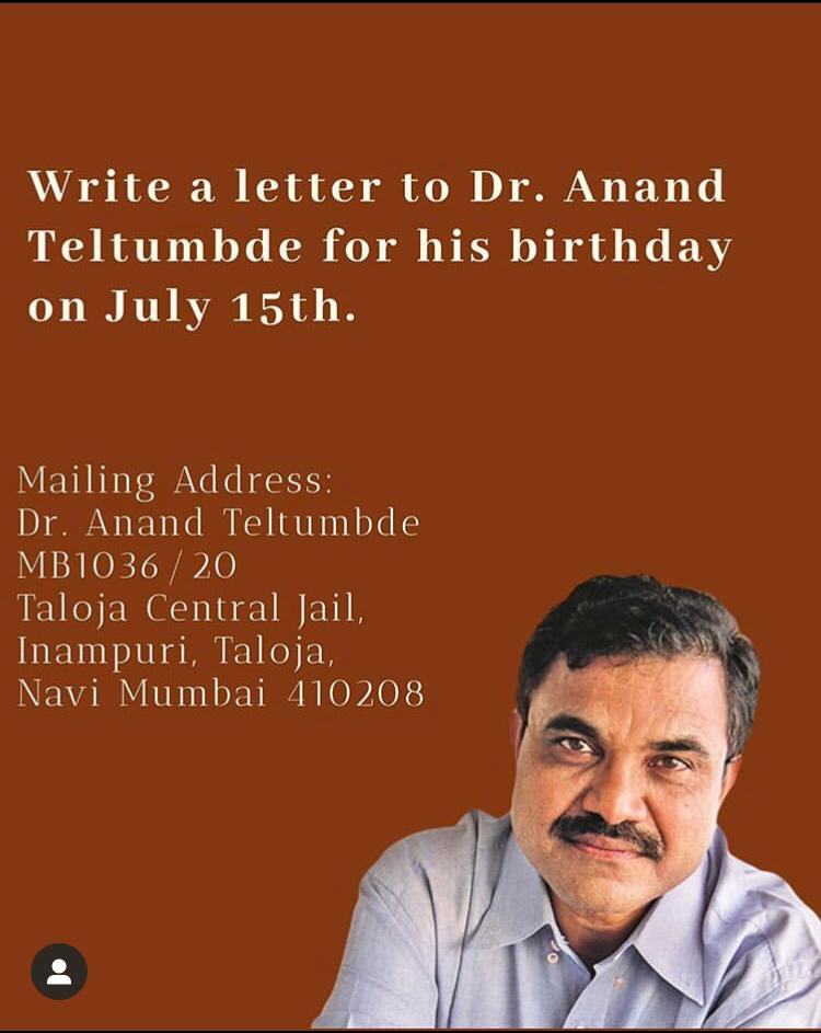 Thank you for joining us today. We welcome your questions, feedback, and comments. Please join the campaign to stand with our defender Dr. Anand Teltumbde. Write a letter/send a postcard.  #RepealUAPA 37/n