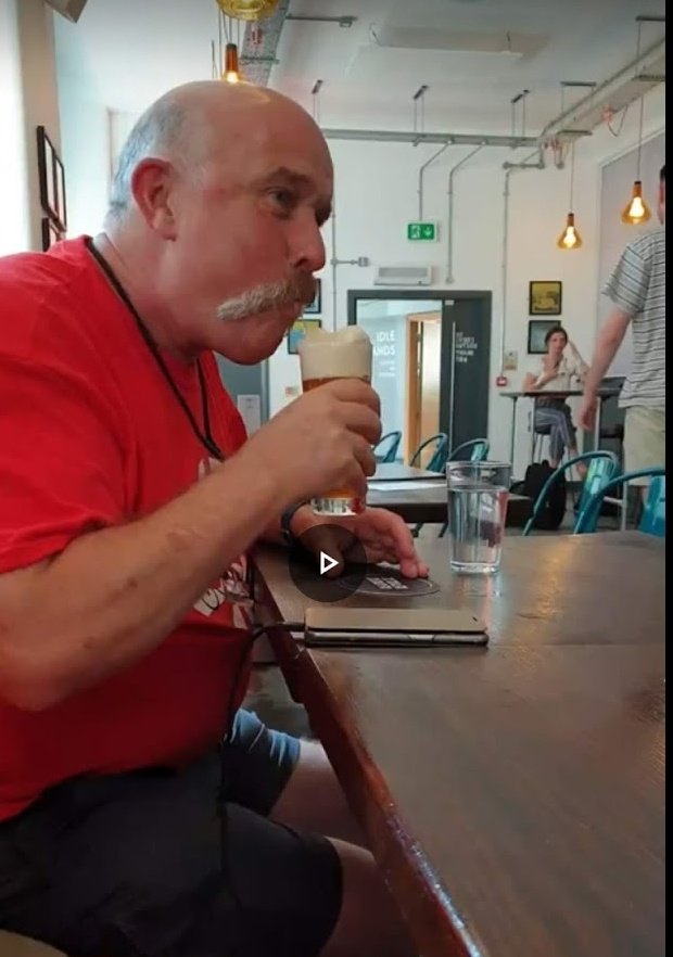 To infinity and beyond. It's another  #AFriendaDay & it's the Somerset Cider Fiend  @markthegasman! Had some good beer festival days out at ISBF & East West with Mark (despite his habit for surreptitious pics & videos ).Always a pleasure to take the mickey out of each other ;-)