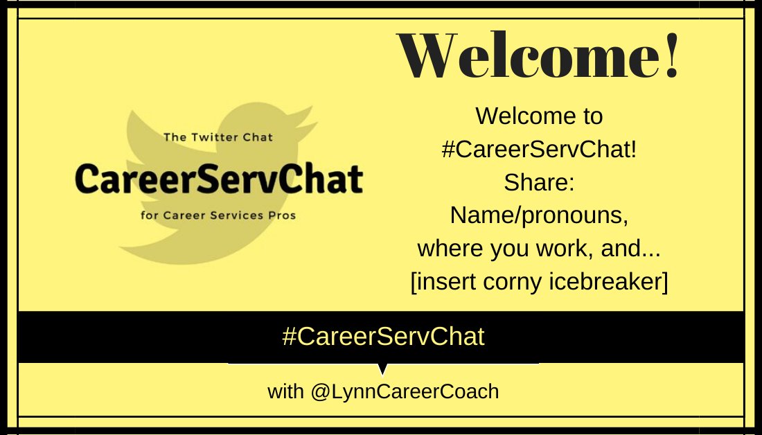 CareerServChat: June 24 at 12:30 pm ET tweet media