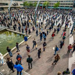 Politie Eindhoven verzocht niet in te gaan op beledigingen tijdens protest..