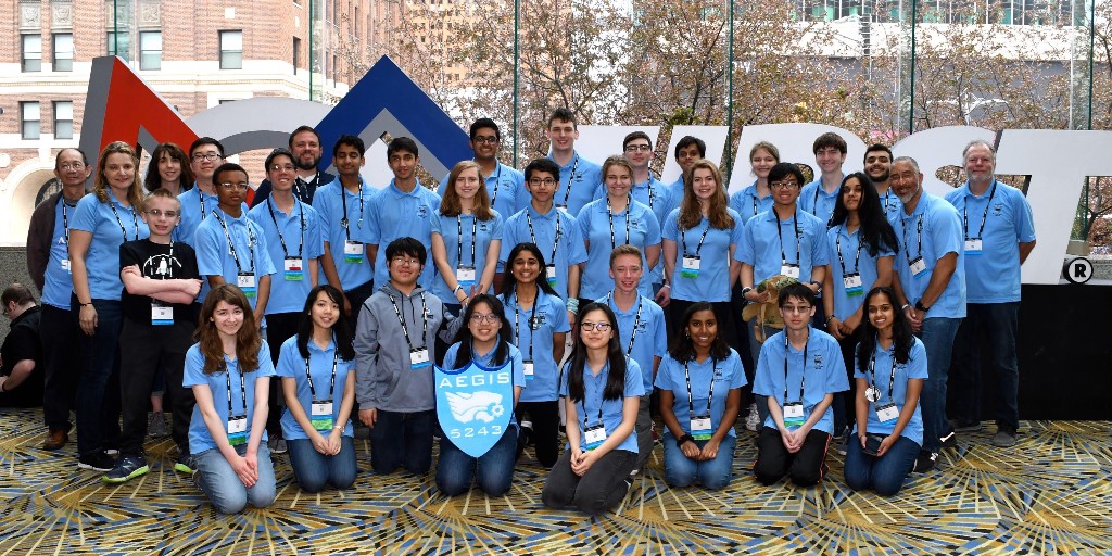 FIRSTChesapeake's tweet image. Congrats to @cvhsrobotics FRC Team 5243 Aegis for being selected by Jessica Aujla to receive a grant! The #FIRSTChesapeake #AlumniAmbassador Program Spon. by @BoozAllen gives $1K grants to teams selected by each Ambassador. @LifeAtBooz @FIRSTweets #FIRSTFFC #FIRSTalumni #FRC