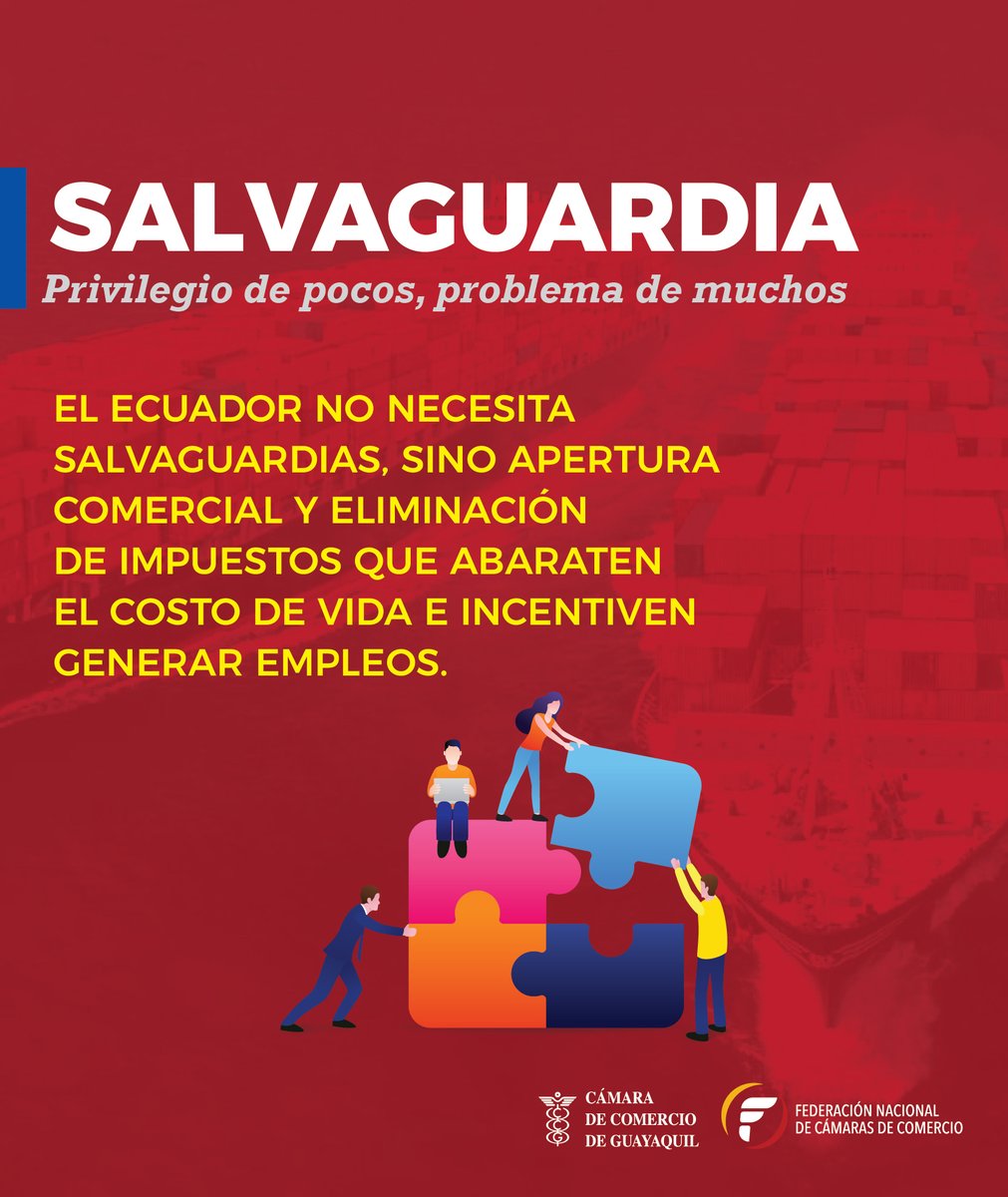 ¿Aún no sabes qué son las #salvaguardias?

Te contamos por qué son perjudiciales para tu economía y la del país.

Desliza hasta el final ➡️

#NoALasSalvaguardias #CCG