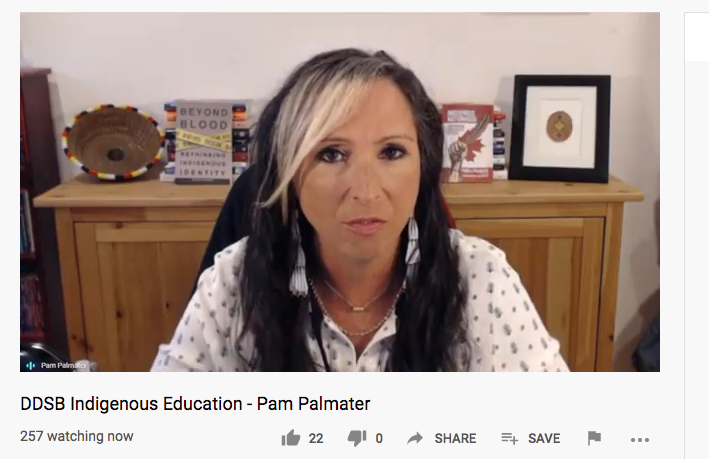 's tweet image. Miigwetch to @DDSB_Indigenous for sharing this learning opportunity with @Pam_Palmater 

Our sovereignty might be oppressed, but it has never been surrendered. #truth #FNMIed