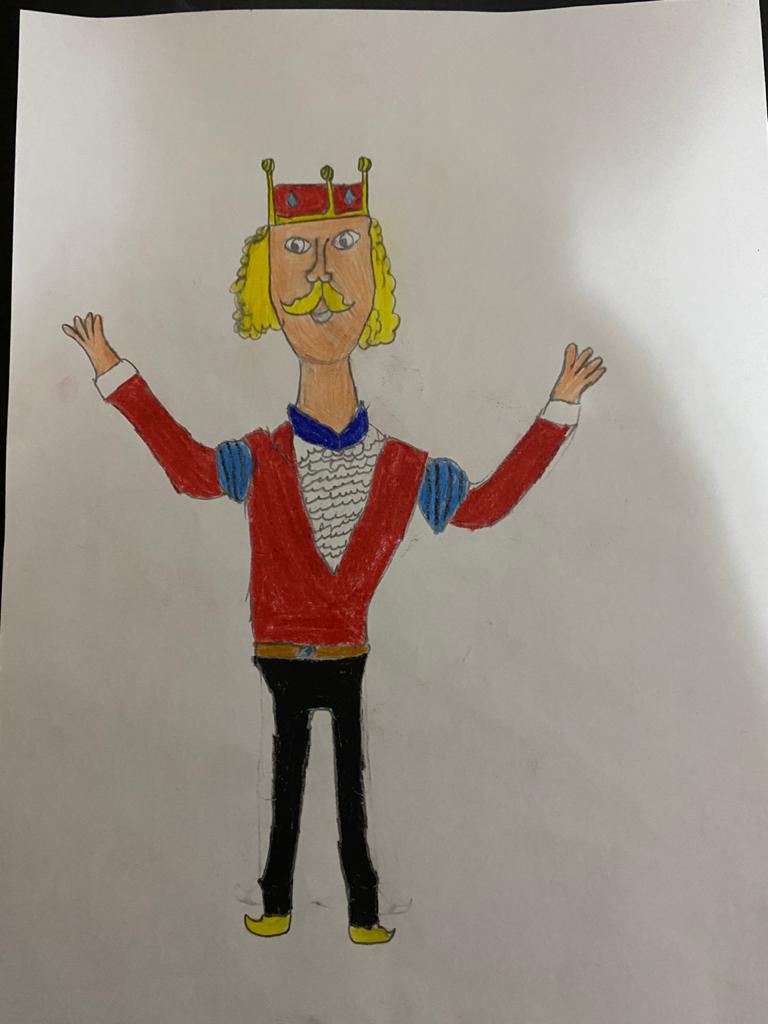 maddiekp's tweet photo. My nephew, Ishaan, has illustrated his first ever picture for #TheIckabog  Fred, The Fearless. @jk_rowling He sadly can't participate in the competition yet, as he stays in Dubai. @TheIckabog https://t.co/HXKFuzSTWb