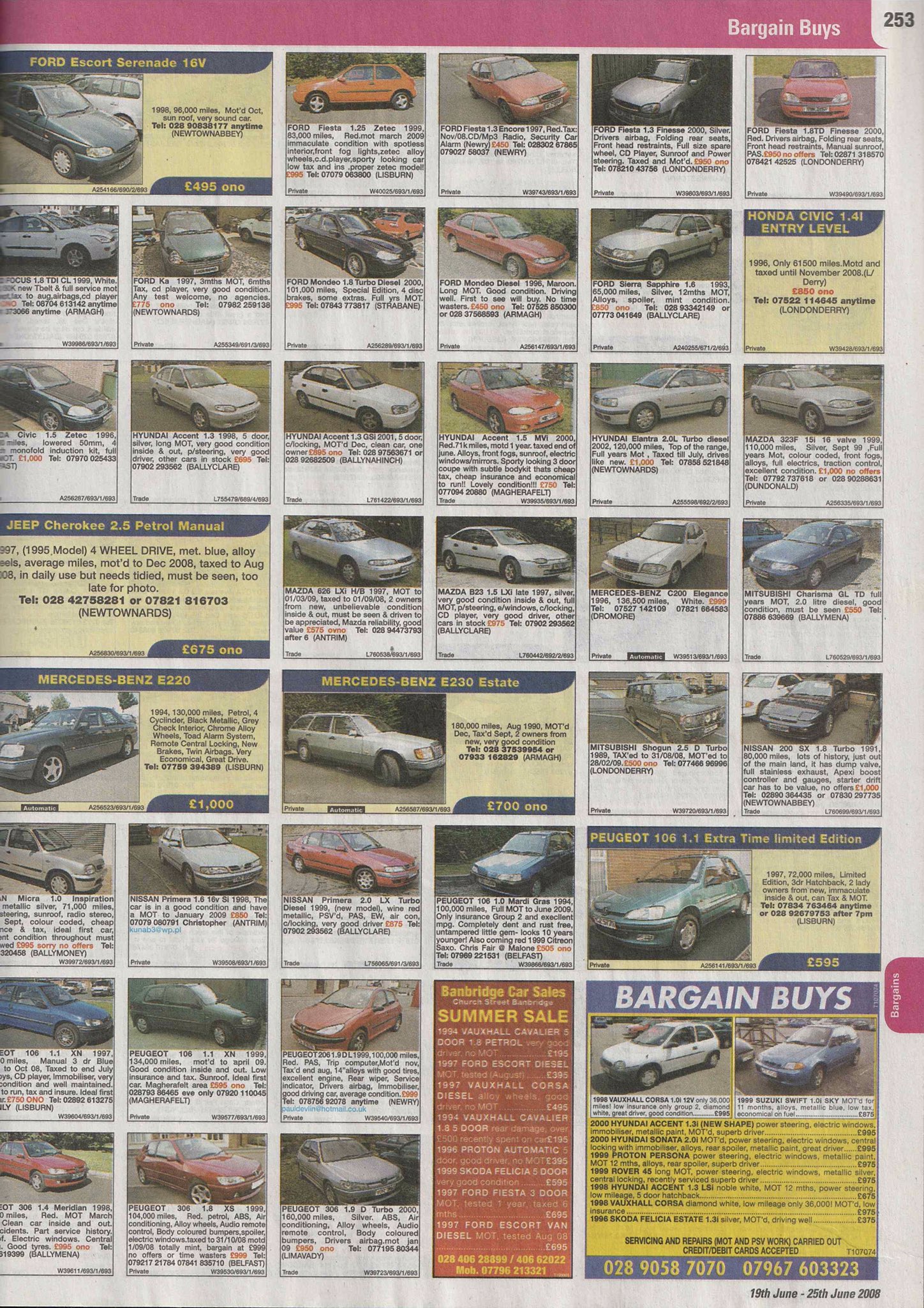 Crapcarcollective The Autotrader Bargain Buys Section Always Had The Ultimate Collection Of Crap Cars Just Look At Those Hyundai Accents Autotrader Uk 19th 25th June 08 Northern Ireland Chodscans