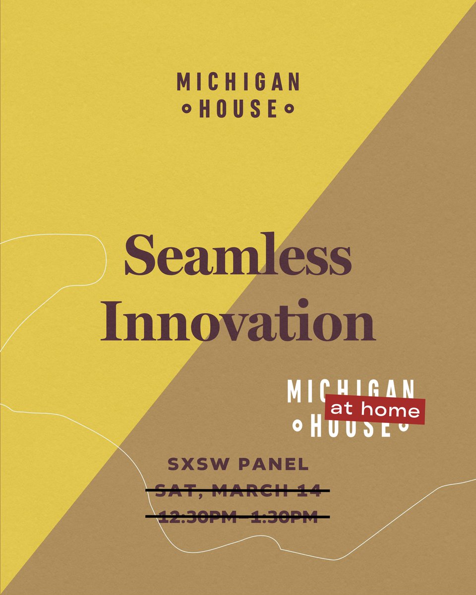At 2pm check one of the panels we were hoping to have at <a href="/sxsw/">SXSW</a> at <a href="/detstartupweek/">Detroit Startup Week</a> instead. detroitstartupweek.heysummit.com/talks/michigan…