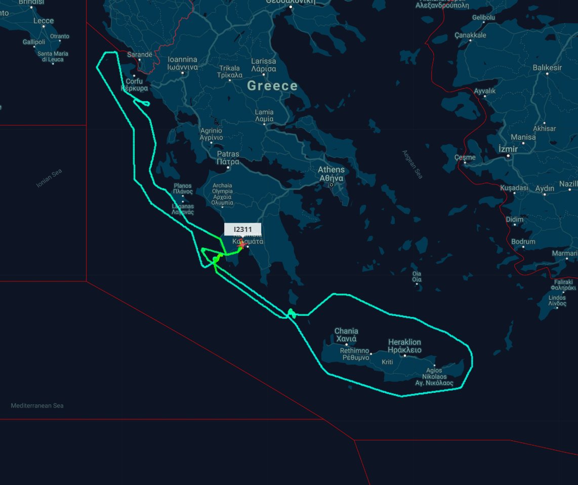 scandura's tweet photo. 4โฃ
2020-06-23
1341z โฑ๏ธ 15:41 CEST
๐ช๐บ Frontex ๐ฉ๏ธ Italian custom police ๐ฎ๐น GDF P72 #MM62311 c/s #I2311 is landed in Kalamata ๐ฌ๐ท after a patrol mission over western Greece coast.
#refugeesgr #migrants #Crete #Greece #migranti #Creta #Grecia https://t.co/QDCZoMbGSB