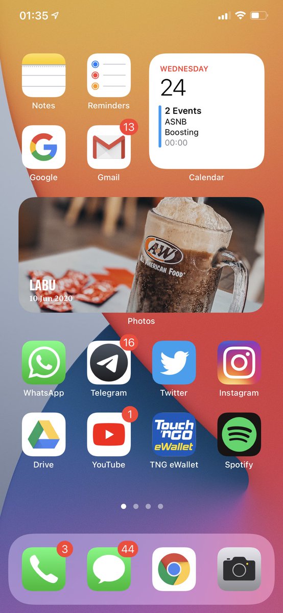 ohtweet's tweet image. iOS 14 Developer Beta. So far tak jumpa sebarang masalah/bug lagi. Prestasi yang sangat lancar. Kalau ada jumpa nanti kami akan kongsikan di sini. #iOS14