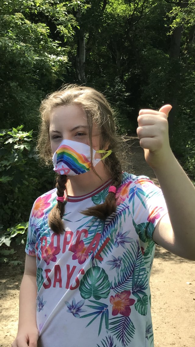 MakatonYou's tweet photo. Alice @MakatonYou smashed day2 of her Miles for Makaton challenge @MakatonCharity wearing her @WillBayleytt #rainbowfacemasks as promised.. please support https://t.co/E6YEaKkX5Y
@GOSHCharity @JManrara @DrRanj @Aj11Ace @mikebreakfast @EmmaBarton @kelvin_fletcher @ciarale01 https://t.co/5AZNu9ZOS1