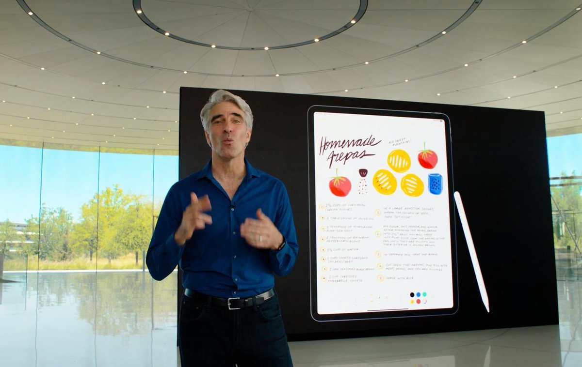 Cuando las arepas hacen su aparición en la #WWDC, poco queda que decir 😉