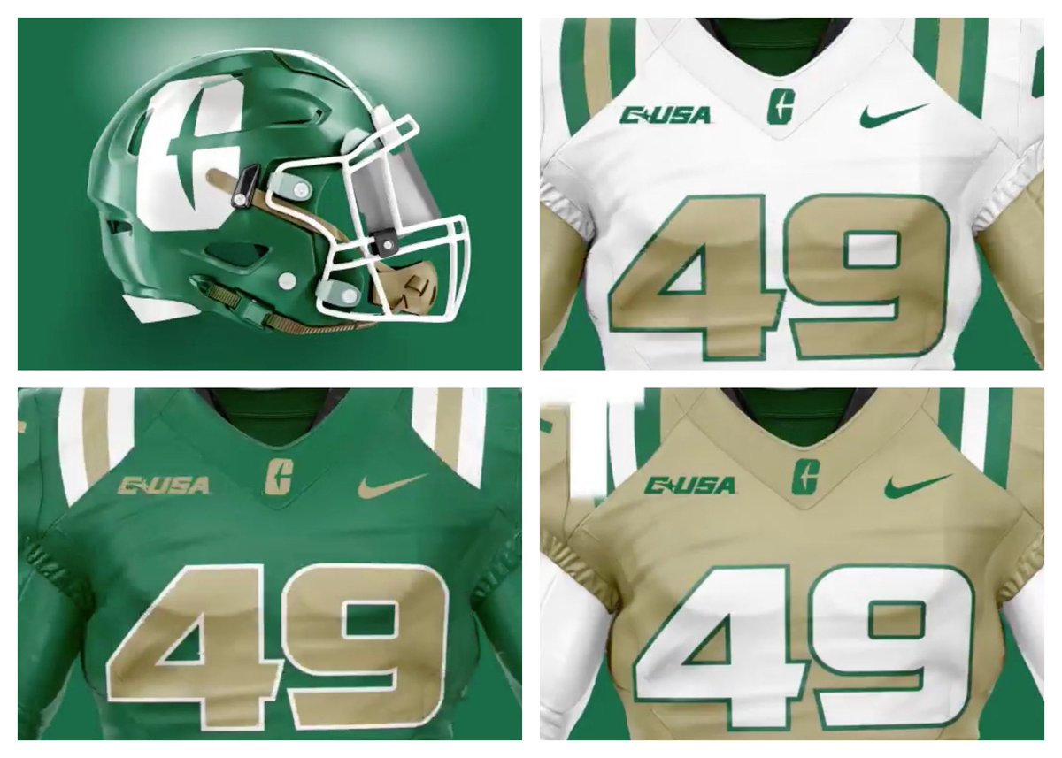 charlotte 49ers football jersey