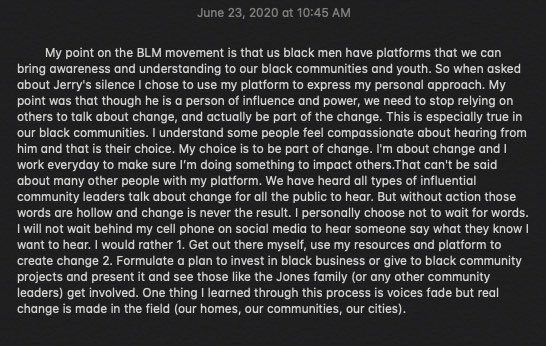 .<a href="/stephenasmith/">Stephen A Smith</a> Let’s stop waiting on others to speak and let’s BE ABOUT CHANGE. That’s MY CHOICE! Look down my timeline &amp; you’ll notice a common theme...ACTION! Not just words! Funny that those actions weren’t things <a href="/FirstTake/">First Take</a> featured or talked about on the show. #ManOfAction