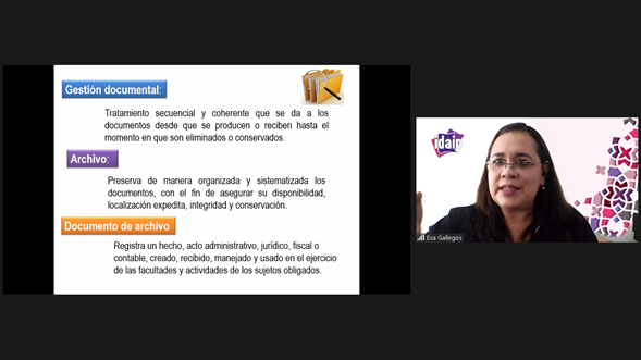 IDAIP_DURANGO's tweet photo. #ReporteIDAIP 🔎 | A través de las #JornadasDeCapacitación, hoy la Unidad de Transparencia y personal de la Comisión Estatal de Aguas del Estado del @gobdgo, recibieron taller en #Archivos y gestión documental impartido por la secretaria técnica del @IDAIP_DURANGO, @Evadgo 🗂️ https://t.co/cro7rAZ3WN