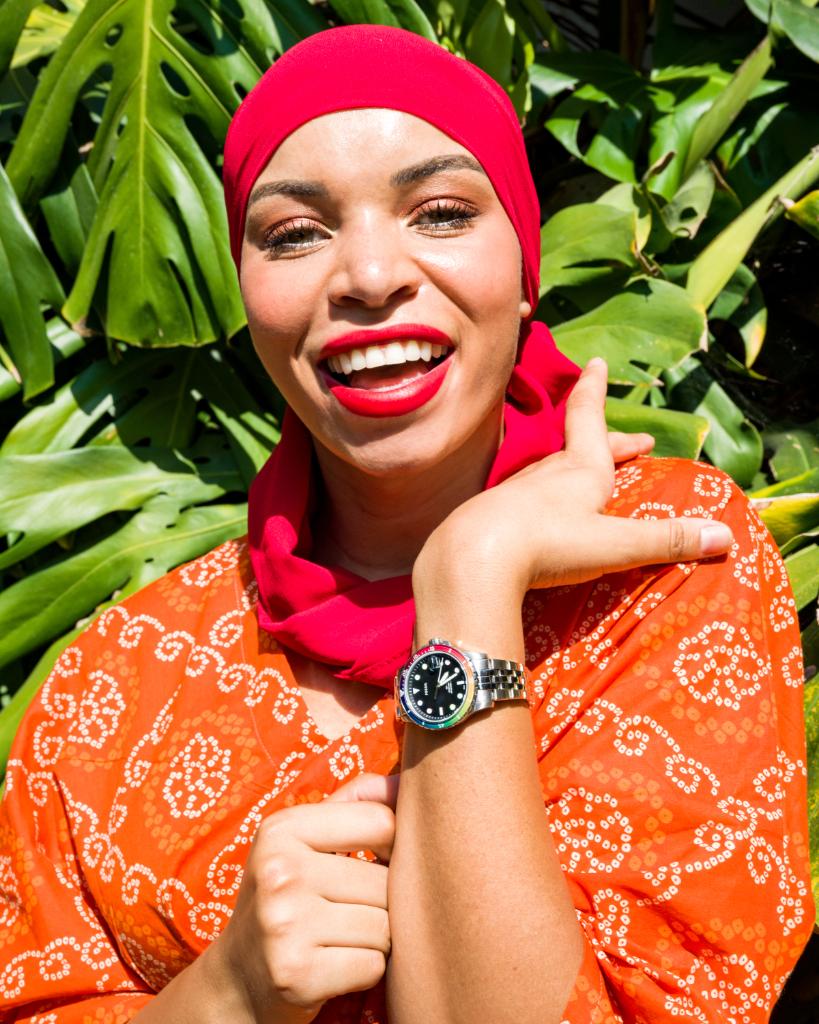 Fossil's tweet photo. Join us as we speak with change-maker @BlairImani the LGBTQIA+ community and the current movement for equality. https://t.co/Es2pKS1Lcs #LoveinColor #Pride2020 #MakeTimeForGood https://t.co/DUkHe87HaQ