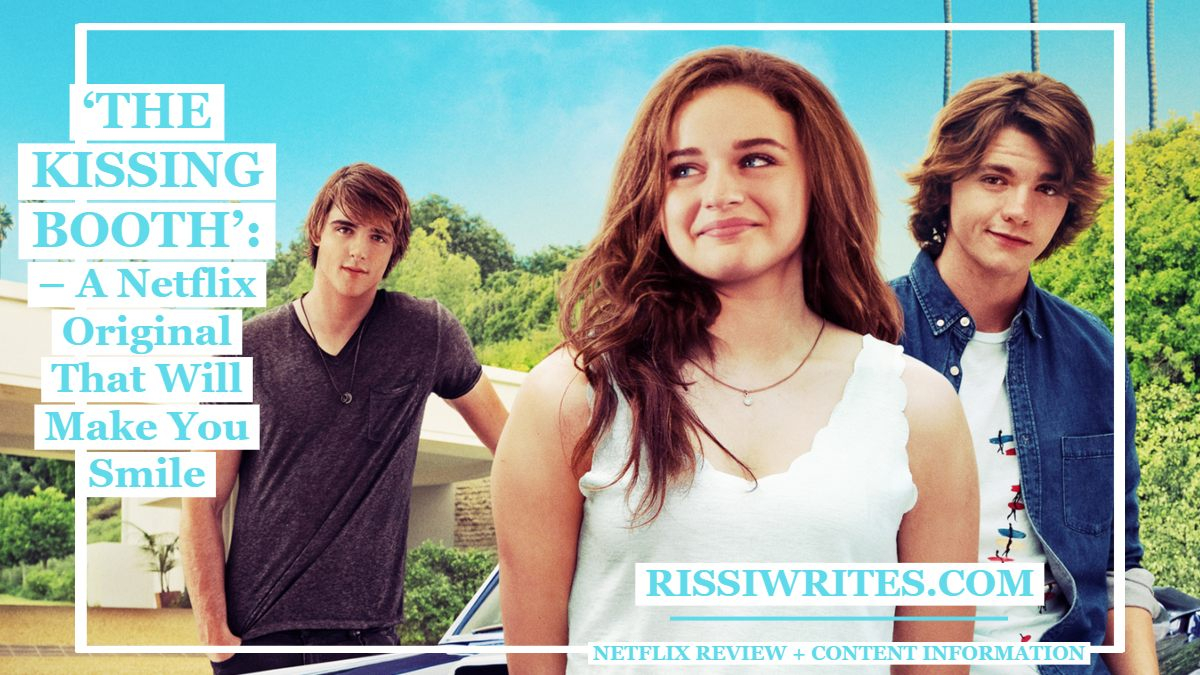 RissiJC's tweet image. THROWBACK REVIEW The Kissing Booth – A Netflix Original That Will Make You Smile. A review of the Netflix adaptation with Joey King. #Movies #Netflix #ThingstoWatch #OnNetflix wp.me/pagbB9-V via @RissiJC