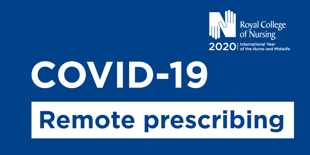 theRCN's tweet photo. Our remote prescribing guidance has been developed to support nurses working in general practice, extended hours and out of hours who are being asked to treat patients via a telephone or video.
➡️ https://t.co/938KMM7N8A
#COVID19 #remoteprescribing https://t.co/2LKanhSEd0