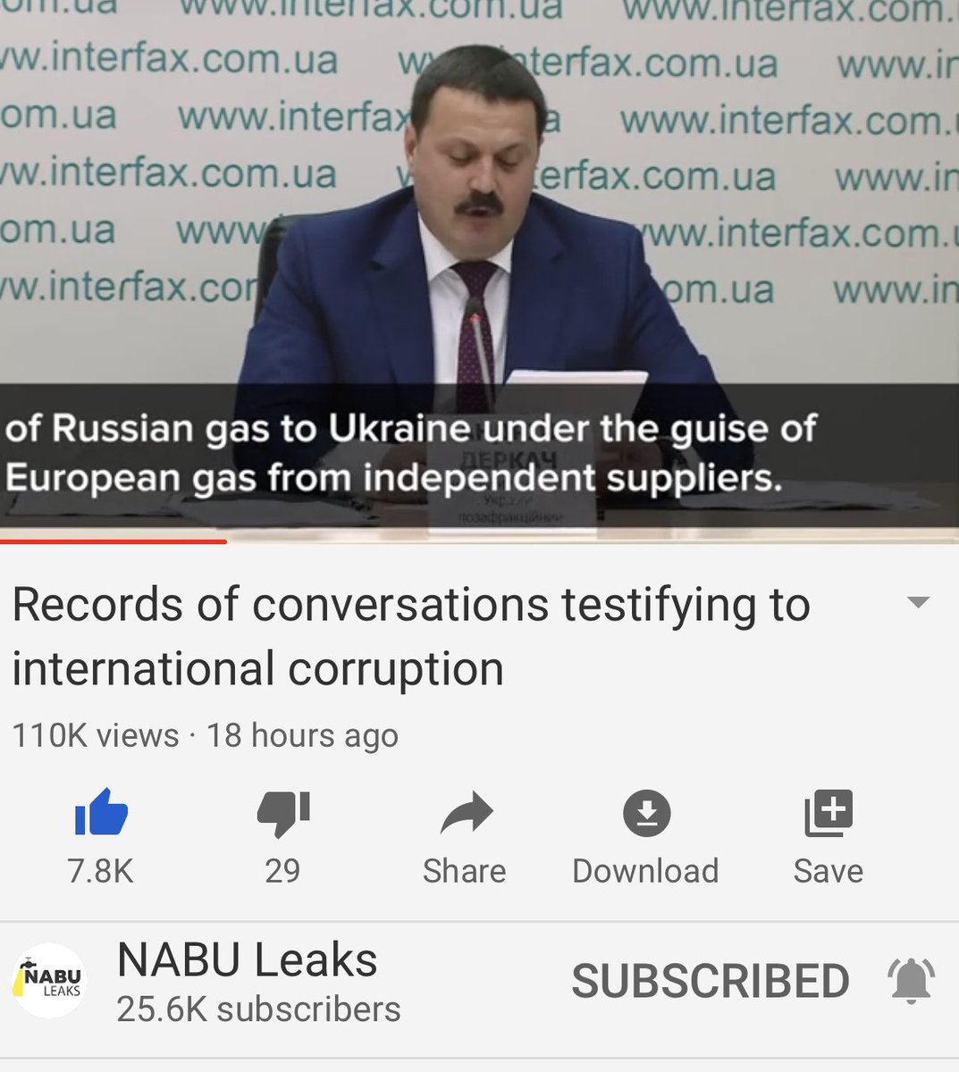 The investigator is highly sarcastic which is funny in this sad tale of corruption. Anyway, he reminds us what we heard back in Nov about the corruption, incl Hochstein being the Biden henchman watching over Naftogaz for him