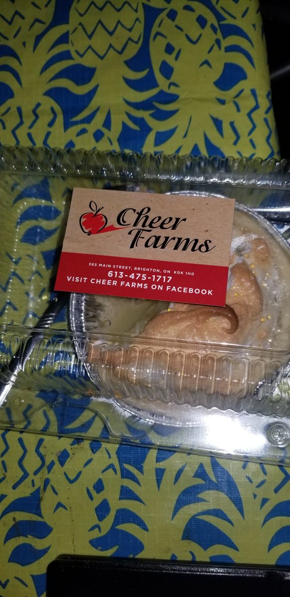 Dessert from Cheers Farms ...delicious girls...lemon meringue down coconut creme next <a href="/Jenn_Cheer/">Jenn Cheer</a> please share with your mom