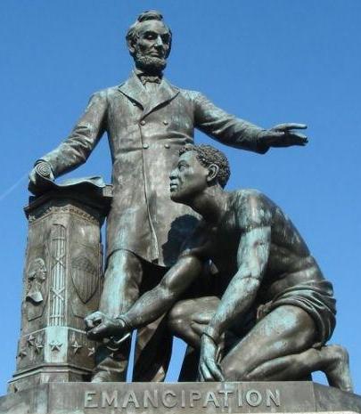 The statue is cringe. Even in its own time it was deemed paternalistic. Still, its debut in 1876 drew a crowd of 25,000 people. Frederick Douglass delivered the keynote. The big storyline at the time was about how it was paid for entirely by formerly enslaved people — a big deal.