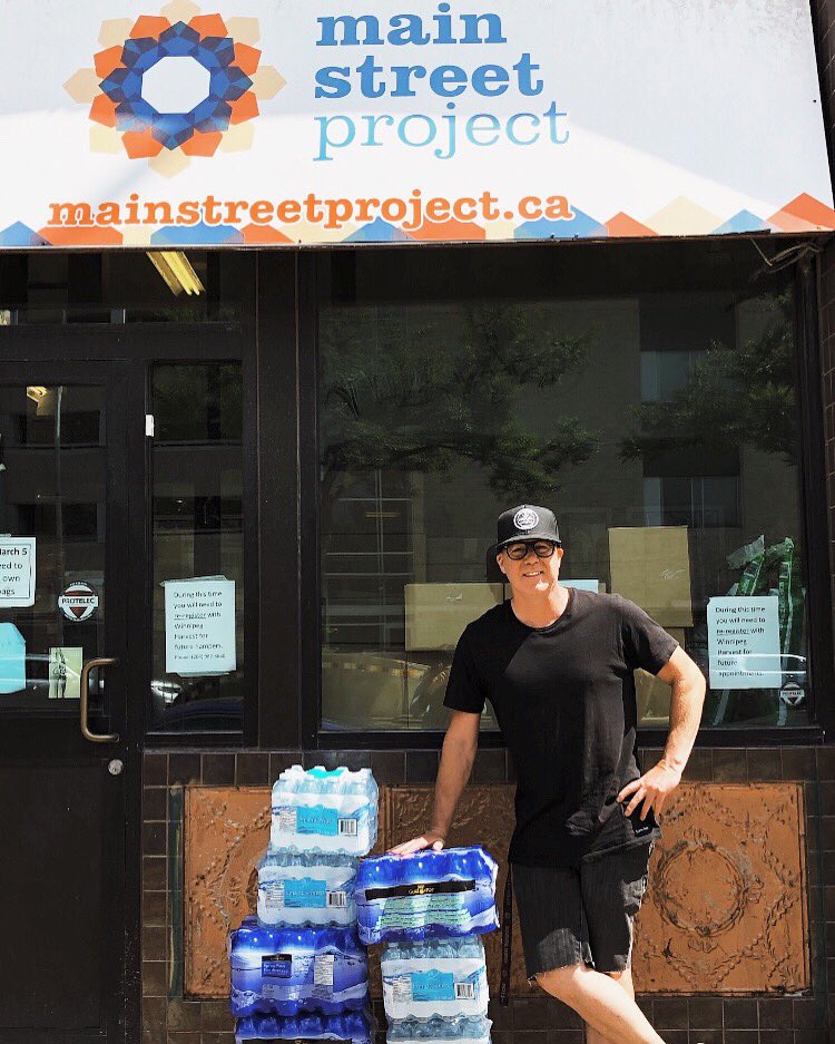 It’s WATER WEEK at Main Street Project. 20,000 bottles of water is goal for those who use the facility &amp; for their van patrol. <a href="/MainStProject/">Main Street Project</a> is at 661 Main or you can drop off water at all <a href="/McMunnandYates/">McMunn and Yates</a> in Winnipeg. Any Q’s email donations@mainstreetproject.ca All the best.