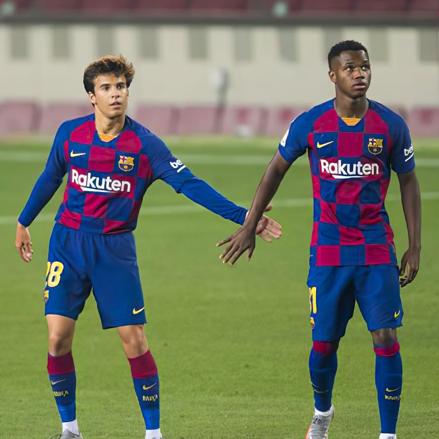 barcastuff_idn's tweet photo. Riqui Puig &amp; Ansu Fati. https://t.co/1YQK2R8b1M
