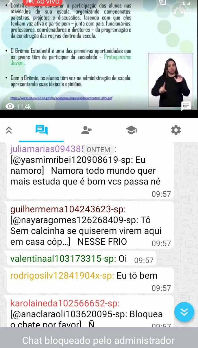 Chat Da Aula Online