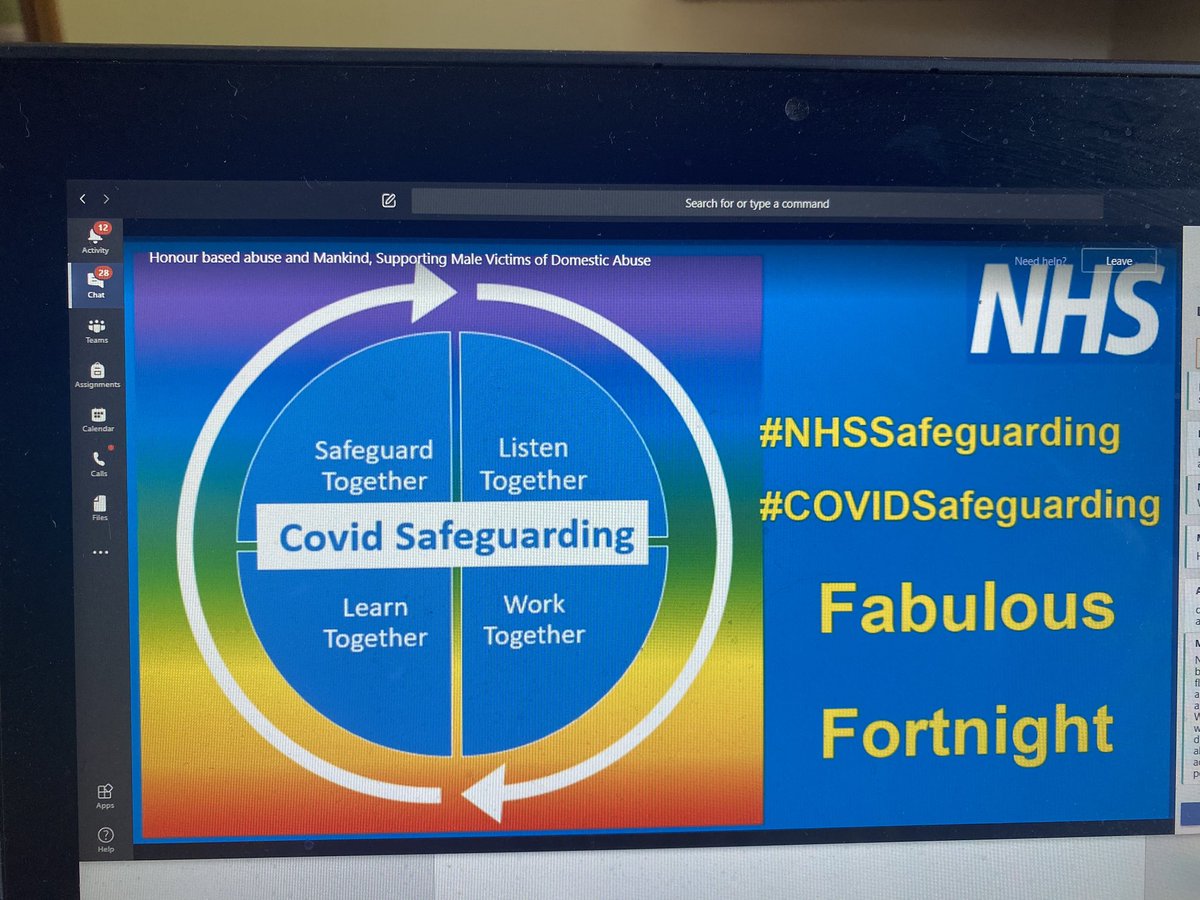 amd4_ann's tweet photo. Today was the start of another NHS safeguarding learning event.I think there were over 700 people.The focus was Honour based violence.A safeguarding issue.Incredibly interesting& informative.#excellentsession #safeguarding #nhs https://t.co/Wu7f4qr4kk