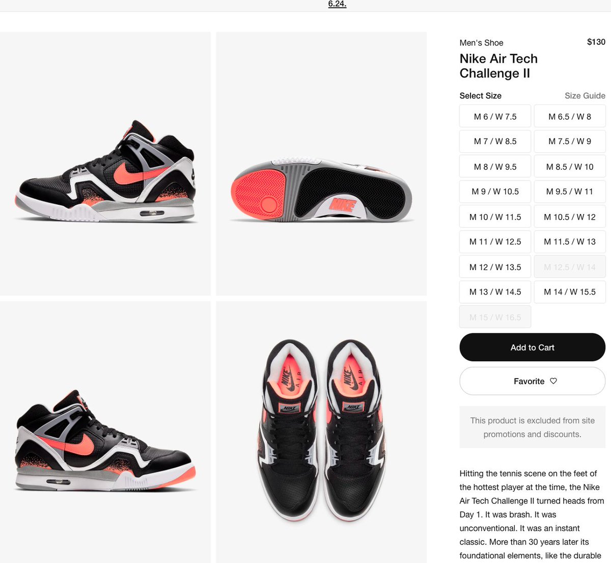 nike air tech challenge 2 black lava
