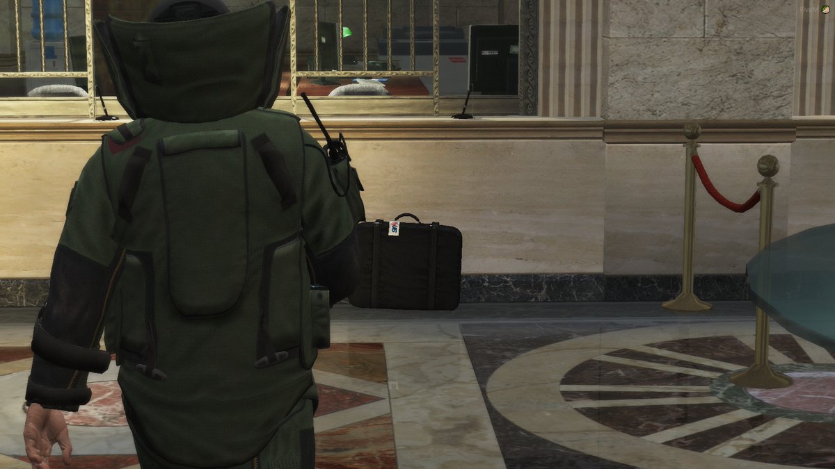 Code5Mods's tweet image. Suitcase? No. Bomb? Yes.
---
Model Pictured: EOD9 Suit
---
#GTA #GTA5 #GTAV #GTAVRP #5M #LSPDFR #LCPDFR #FIVEPD #code5mods