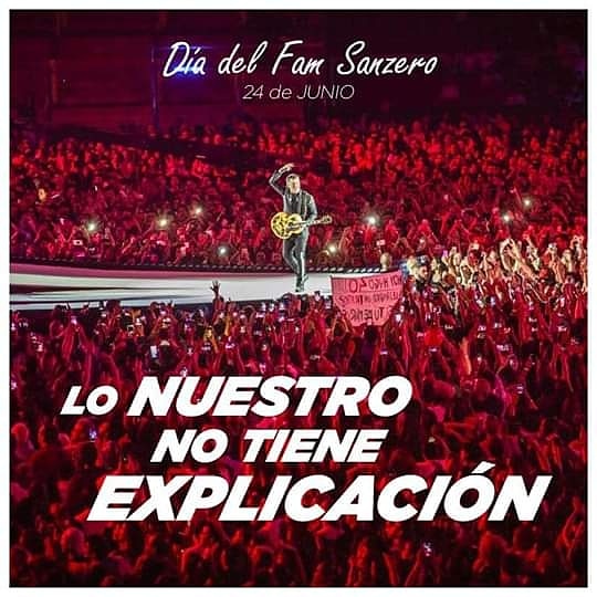 Ayer, mañana, cada día nos rebosa el orgullo por ti. hoy es nuestro día contigo te damos las GRACIAS por los sueños, los reencuentros, por ser nuestro soporte, por poner una nota de apoyo siempre ❤️<a href="/AlejandroSanz/">Alejandro Sanz</a>
#DíaDelFamSanzero
#LoNuestroNoTieneExplicación
#FAMS