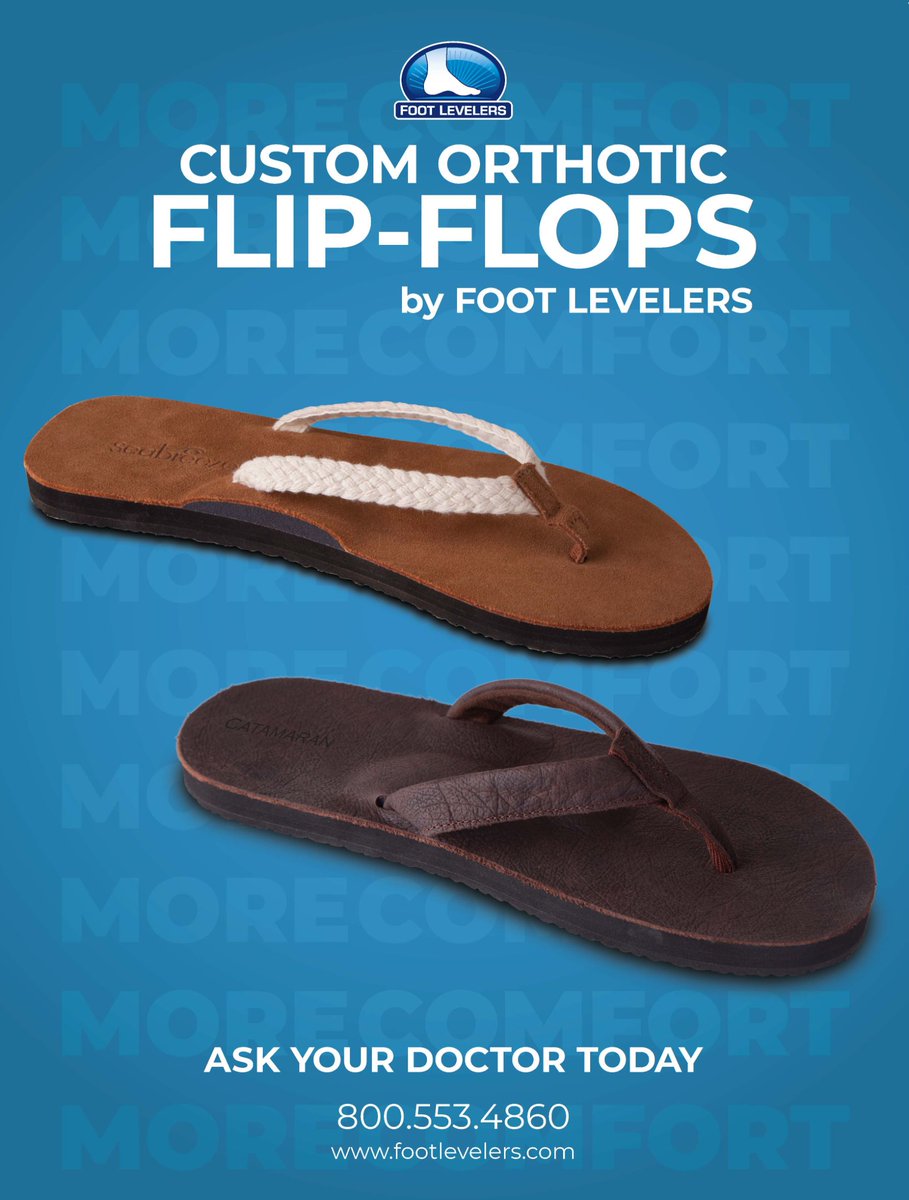 foot levelers flip flops