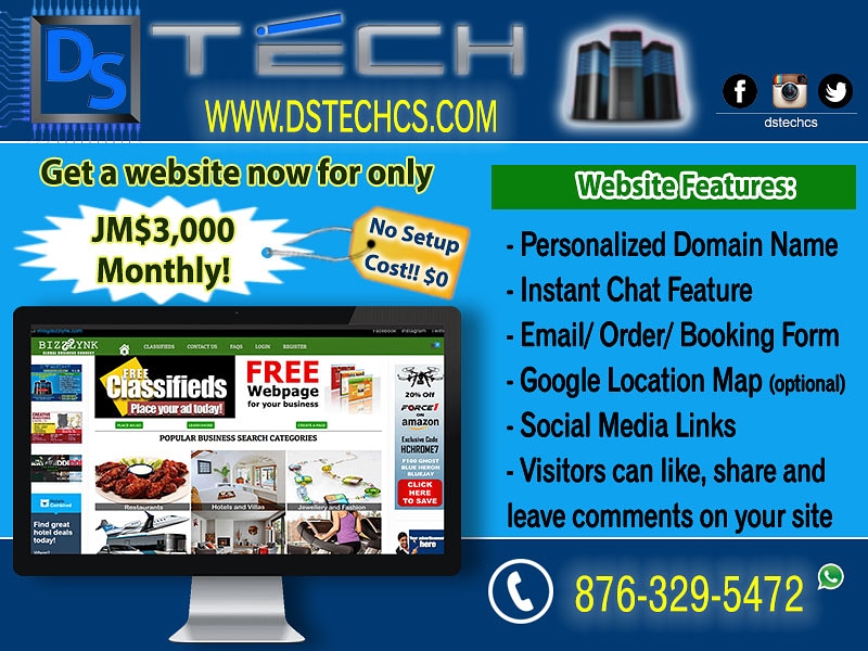 dstechcs's tweet image. PROFESSIONAL WEBSITES, NO SETUP COST! $0...First 5 clients get their domain name for FREE!!
#dstechcs  Visit: dstechcs.com