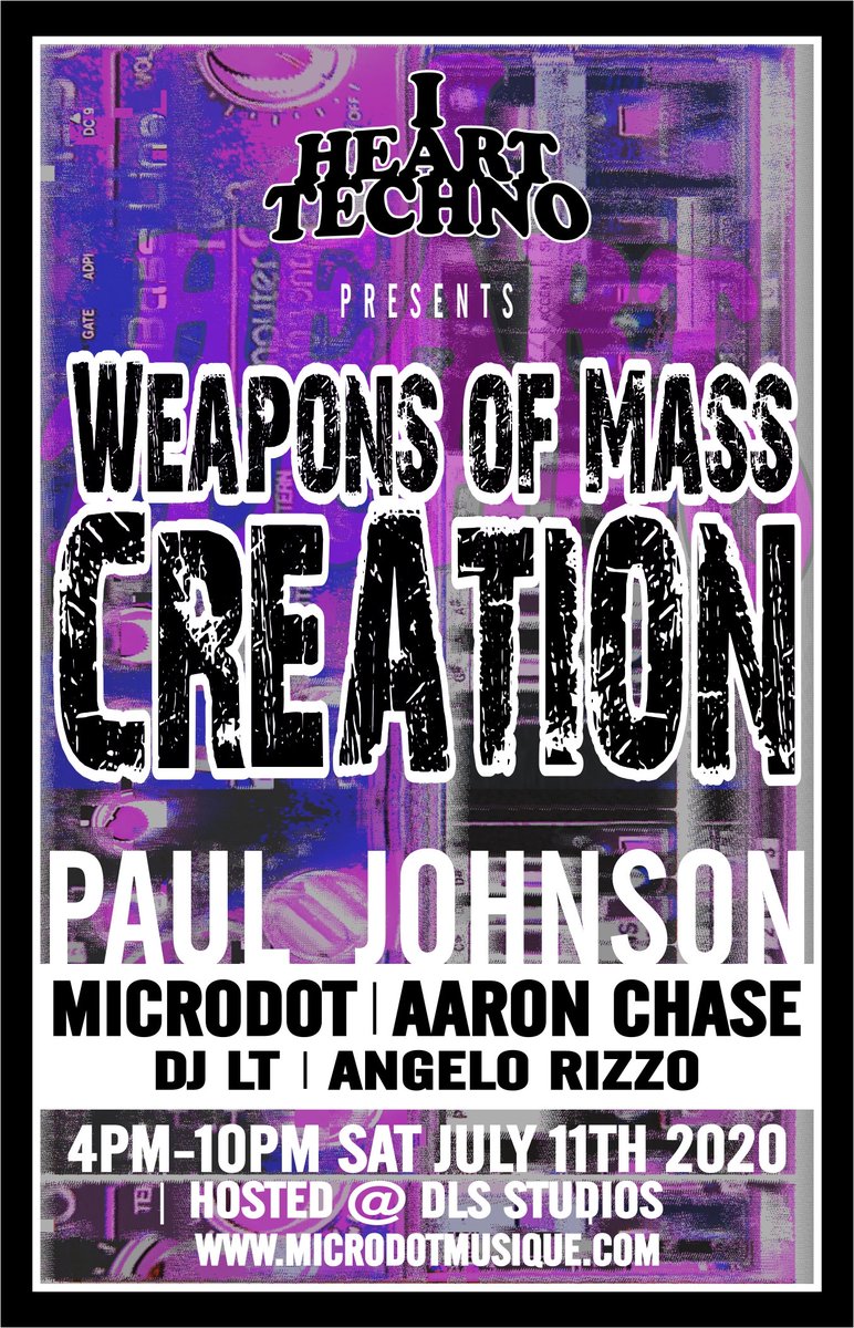 microdotGBoy's tweet photo. July 11th. 50 tix only. #WeaponsOfMassCreation https://t.co/bzaoCKD9z0