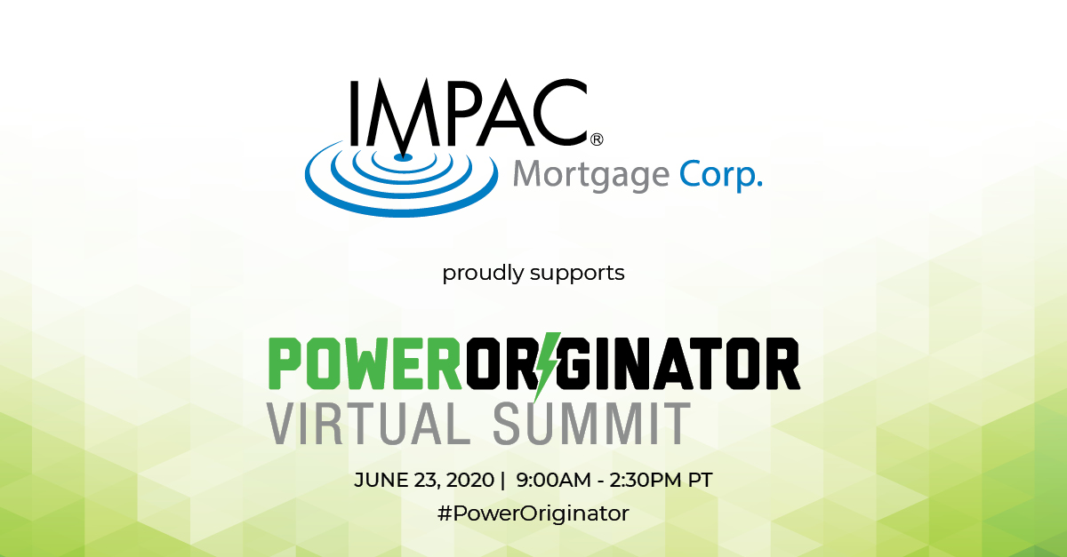 PowerOriginator's tweet image. Thank you to the #PowerOriginator Virtual Summit Bronze Partners: Impac Mortgage Corp. Wholesale and @Sharestates. Meet their representatives at the Expo Tab.