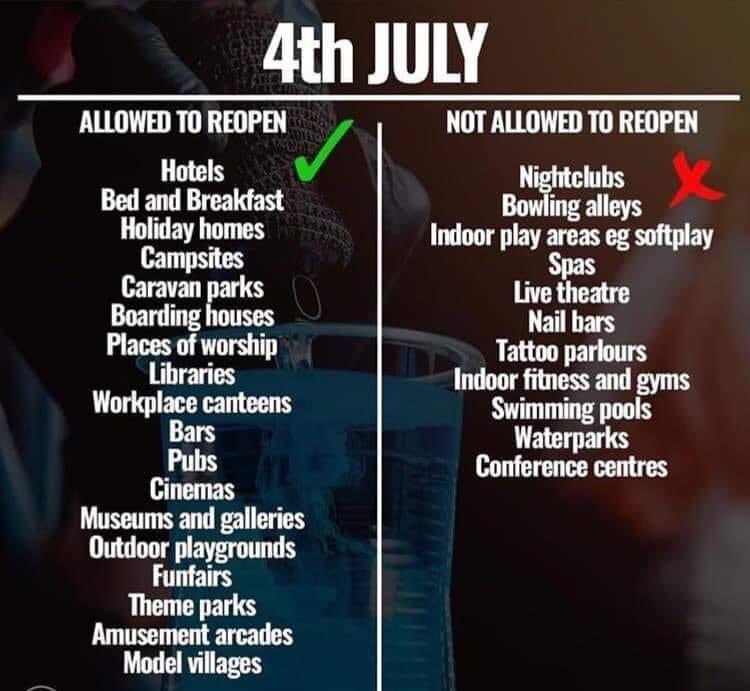 Dear <a href="/BorisJohnson/">Boris Johnson</a>, I’m trying to be respectful &amp; optimistic at the same time, but when I see what you will allow to open BEFORE tattoo shops, there’s not ONE place in the open list CLEANER &amp; AS SAFE as a one to one tattoo appointment with the correct PPE.
PLEASE RECONSIDER.
#RT