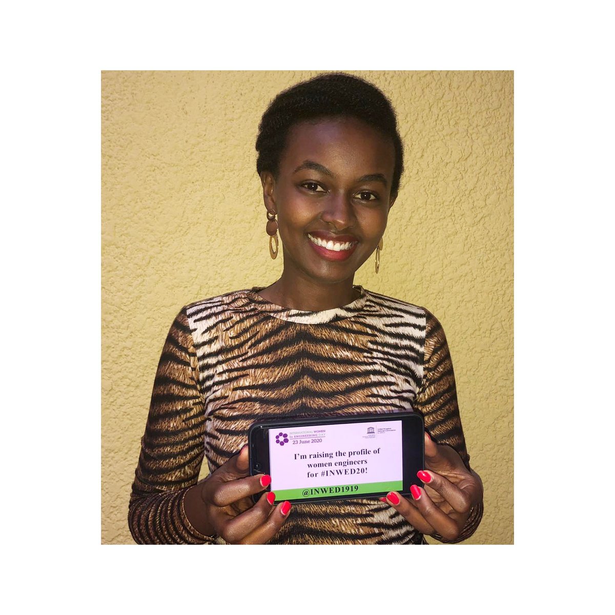 Celebrating the women in the #CMUAfrica community on this #InternationalWomenInEngineeringDay2020.

Victoire Akaniwabo, software engineer and Lead of Facebook Developer circle Kigali hopes to contribute to closing the gender gap in STEM and to the increase in inclusion. #INWED20