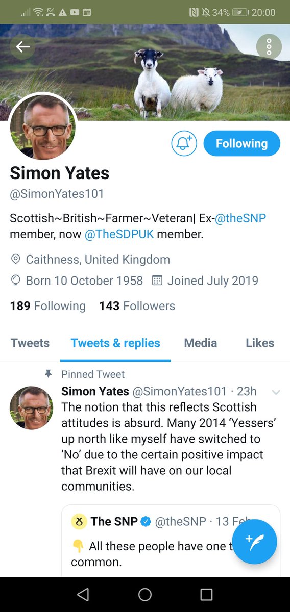 Update! Simon's completely real profile picture is back. Very normal behaviour.