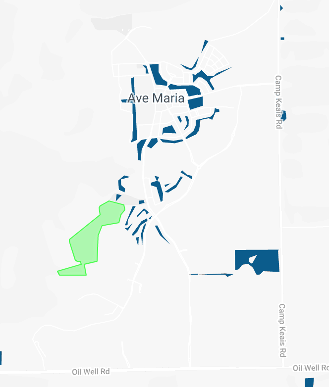 CollierMosquito's tweet photo. Our surveillance indicates high numbers of #mosquitolarvae on the southwest side of Ave Maria, which will be treated by helicopter dispersing granular #VectoMaxFG larvicide on 6/24 after 9 AM. Details at https://t.co/FmNjLKcD03 #FightTheBiteCollier #239MC https://t.co/Dlfvut4kvd