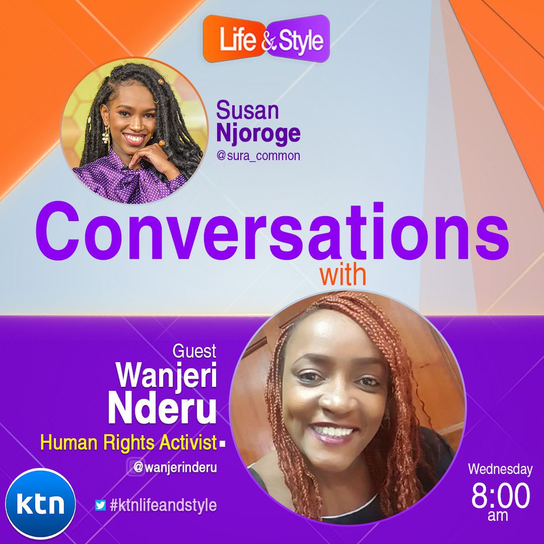 I'm speaking to @WanjeriNderu tomorrow morning 👊🏾 She is a Human Rights Activist and all round star!

Join us at 8am on @ktnhome_ and find out how you can help out in your community and maybe be an activist yourself! 🙌🏾 #ktnlifeandstyle  #STOPTheseTHIEVES #releasekiama