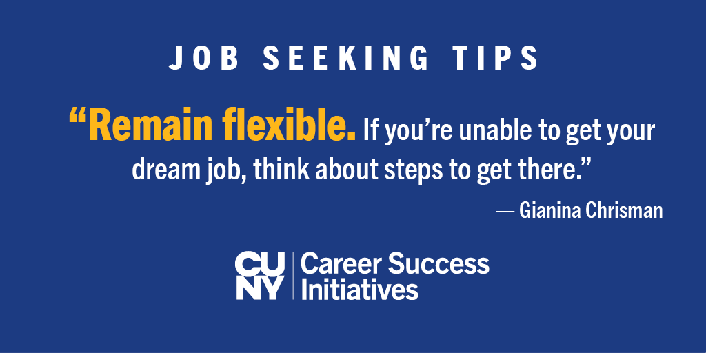 CUNY_Works's tweet photo. #TipTuesday from Gianina Chrisman, Associate Director of Career Development @macaulayhonors #CUNYWorksJobTips https://t.co/lfA3HGvk6d
