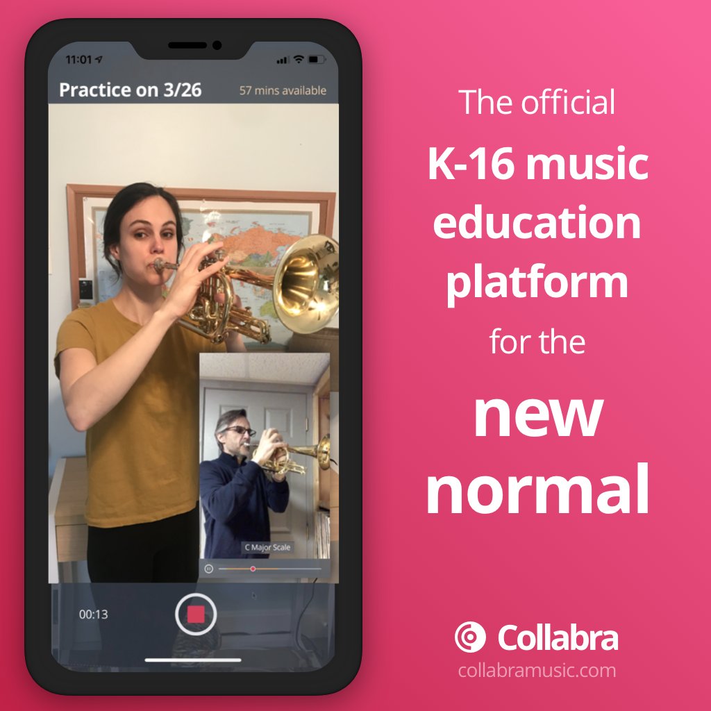 "I sure love latency issues on Zoom when teaching music" - said no teacher, ever.

Start your free trial and schedule a demo at collabramusic.com