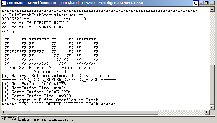 Yeni yazı | Windows Kernel Exploitation 4 - Stack tabanlı Bufferoverflow açığı

bit.ly/2NAPP4p